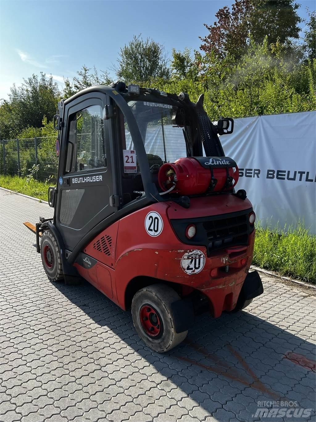 Linde H25T/600 Plinski viličarji