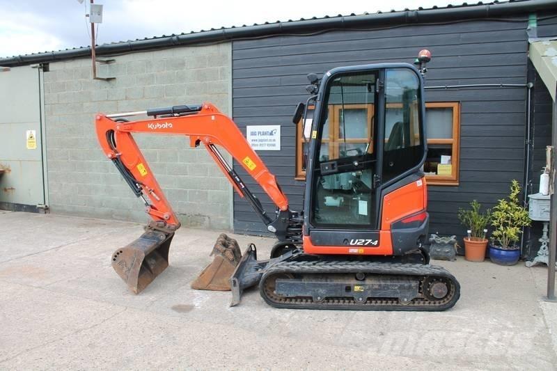 Kubota U 27-4 Mini bagri <7t