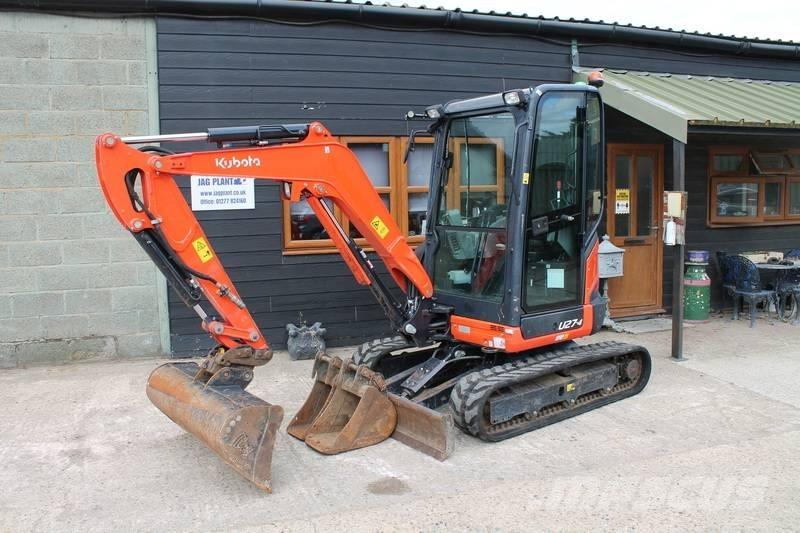 Kubota U 27-4 Mini bagri <7t