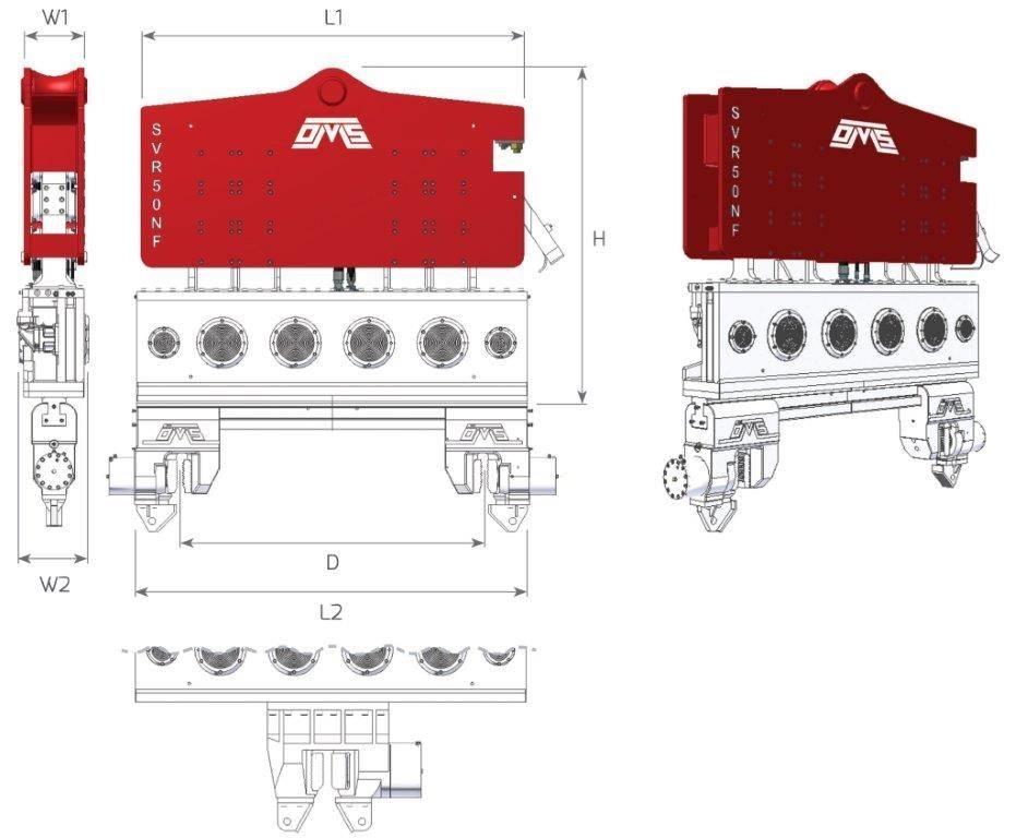  SVR 50NF Vibracijski nabijalci pilotov