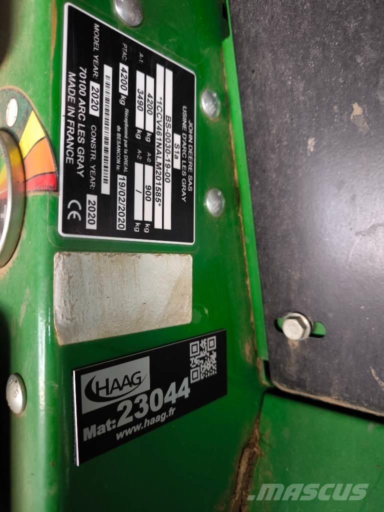 John Deere V461M Balirke (okrogle bale)