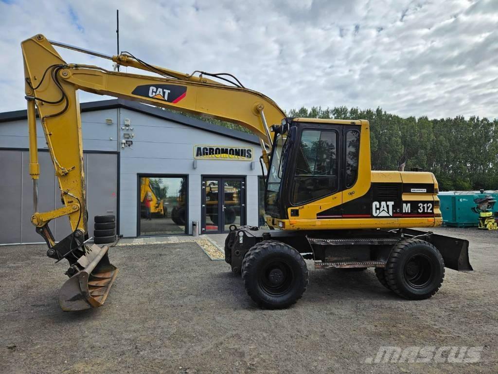 CAT M 312 Bagri na kolesih
