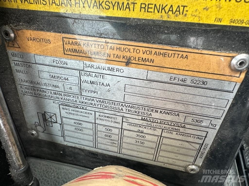 Mitsubishi FD 35 N Dizelski viličarji