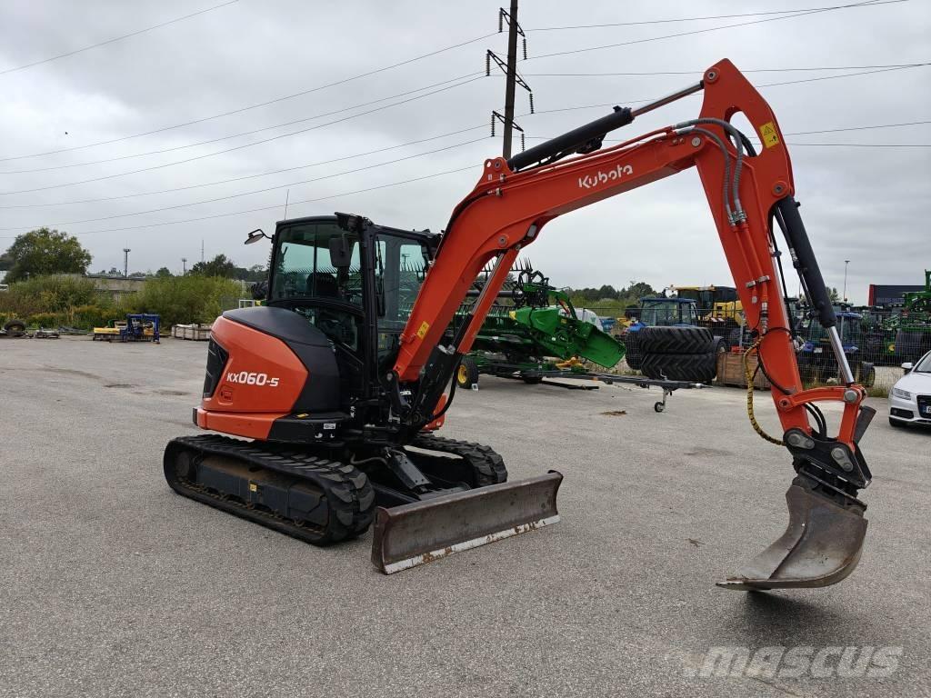 Kubota KX 060-5 Mini bagri <7t