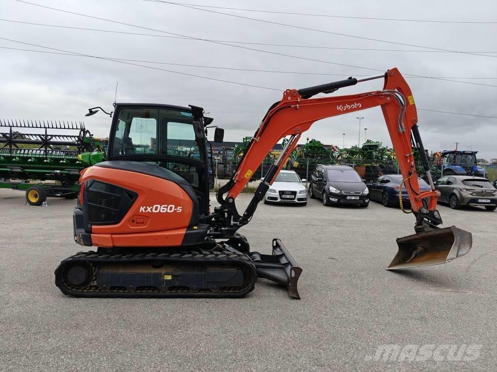 Kubota KX 060-5 Mini bagri <7t