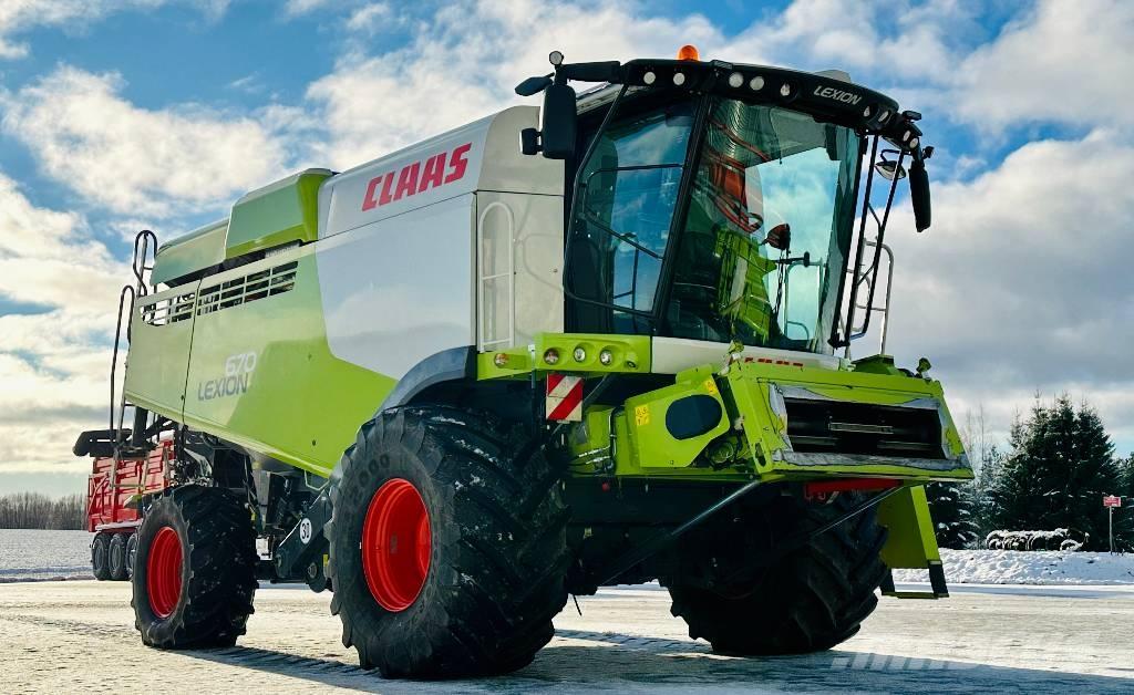CLAAS Lexion 670 Kombajni