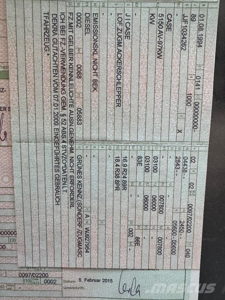 CASE 5150 Maxum Traktorji