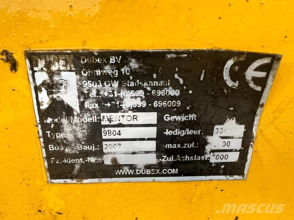 Dubex Mentor 9804 Vlečne škropilnice