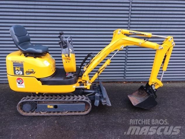 Komatsu PC 9 Mini bagri <7t