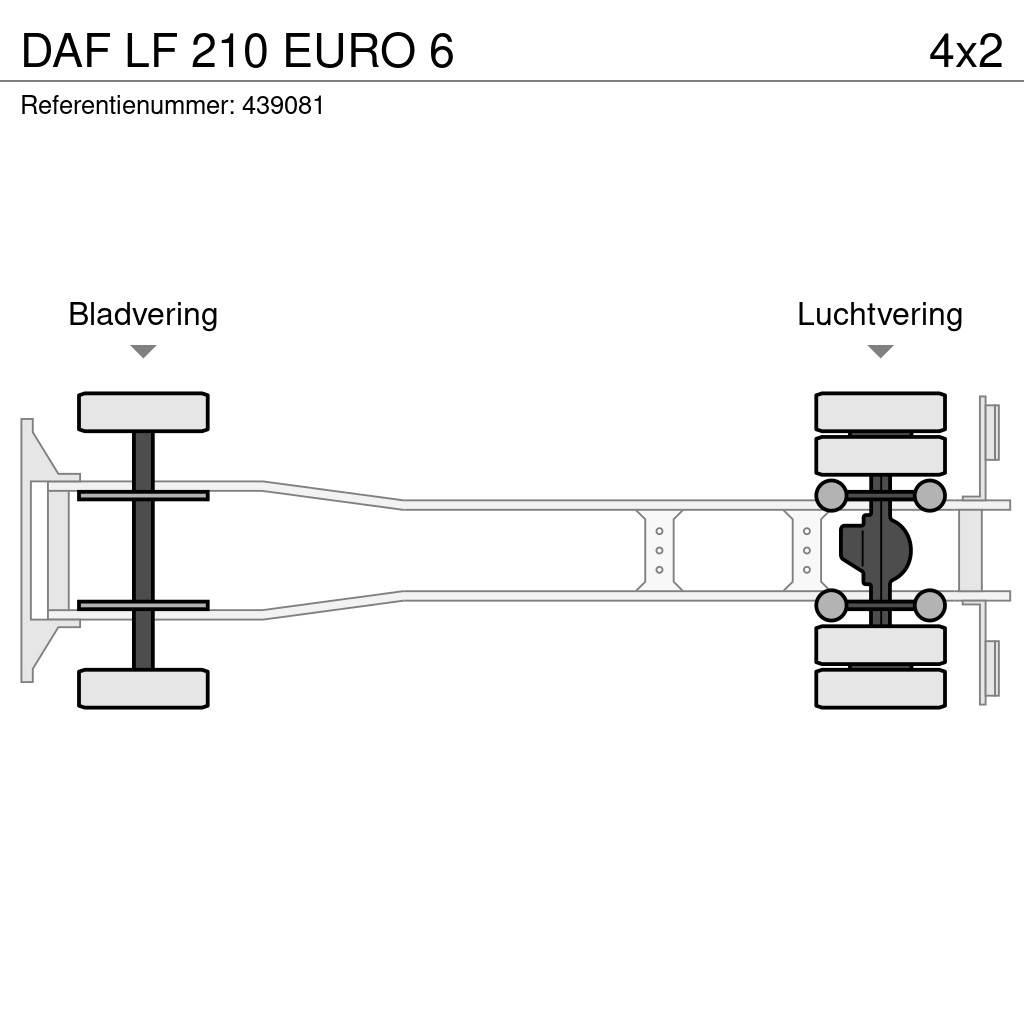 DAF LF 210 EURO 6 Tovornjaki zabojniki