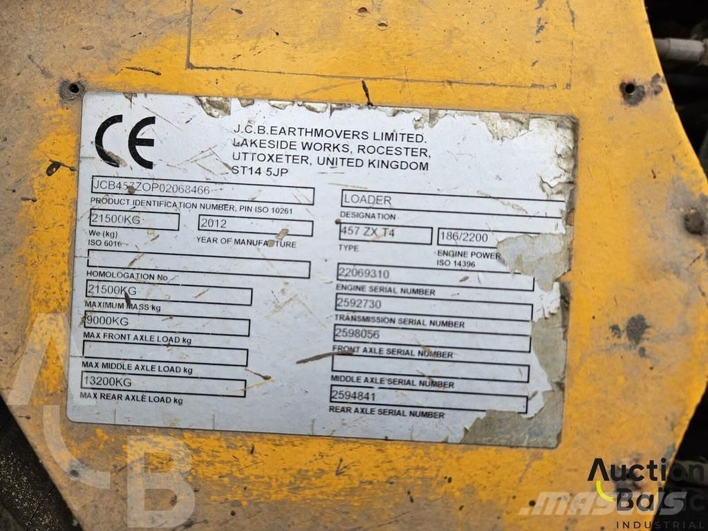 JCB 457 ZX Kolesni nakladalci