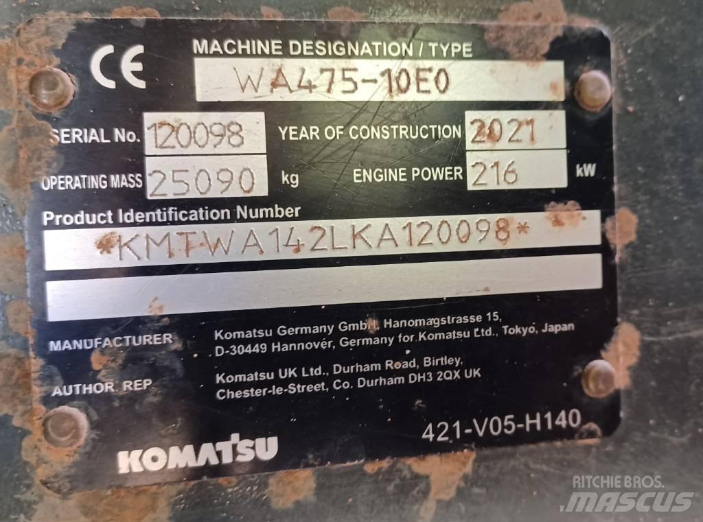 Komatsu WA 475-10E0 Kolesni nakladalci