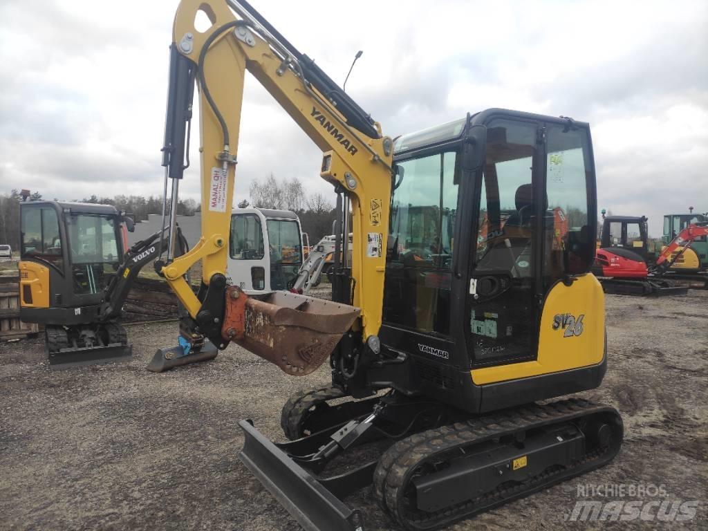 Yanmar SV 26 2017r Mini bagri <7t
