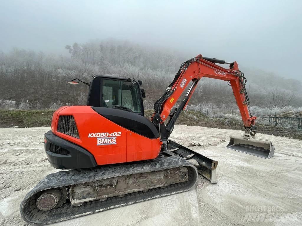 Kubota KX 080-4a2 Midi bagri 7t – 12t