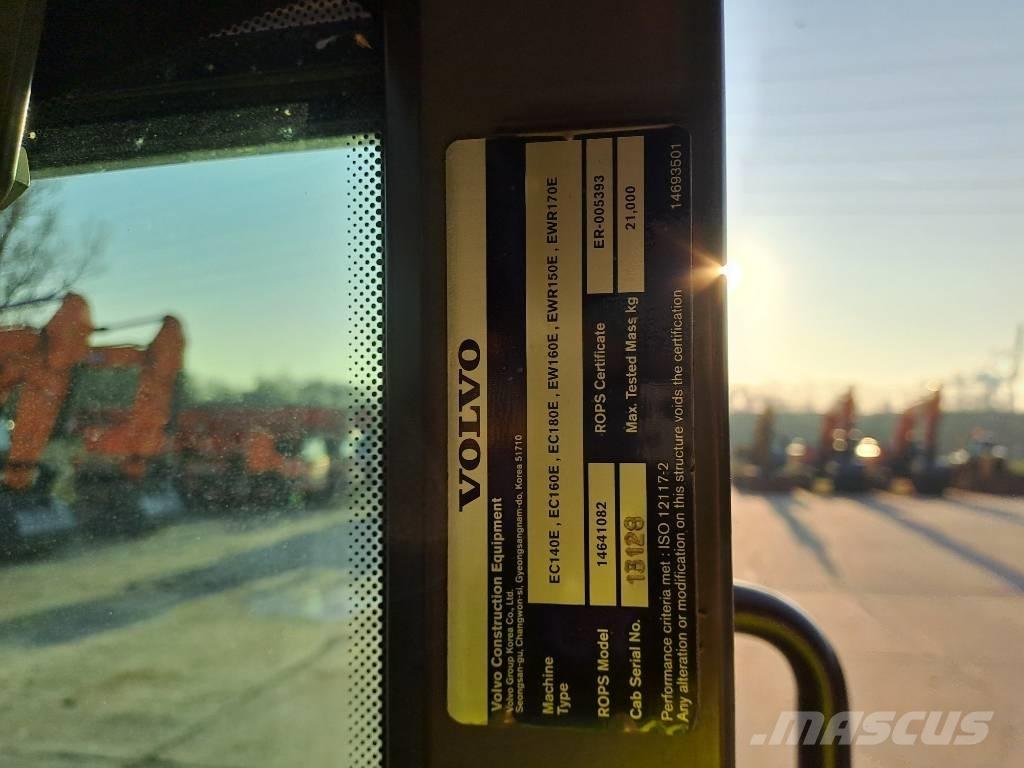 Volvo EW160E Bagri na kolesih