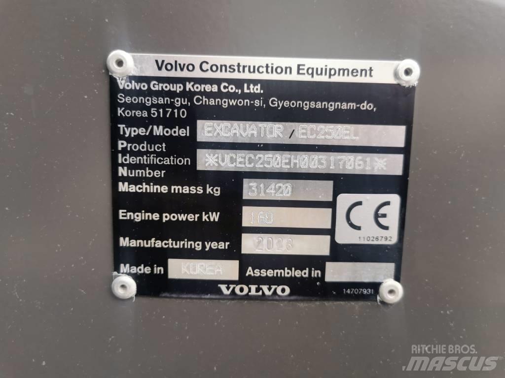 Volvo EC250EL Bagri goseničarji
