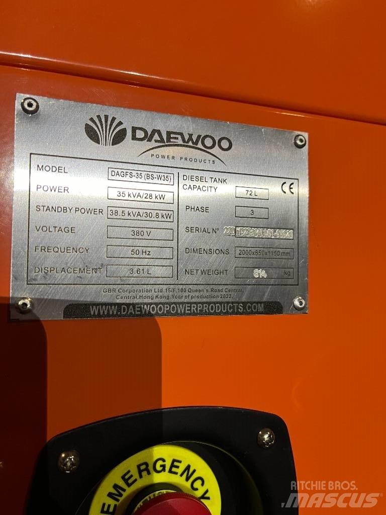 Daewoo Dagfs-35 Dizelski agregati