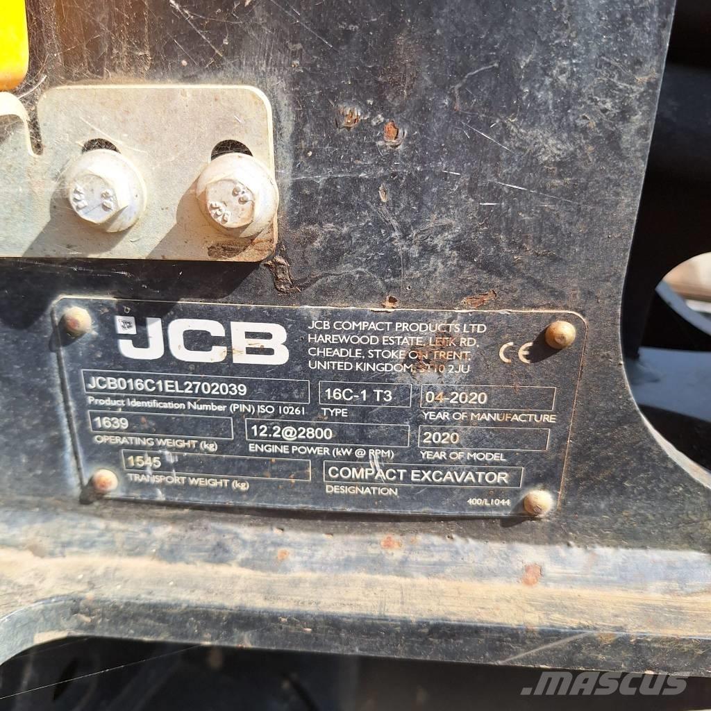 JCB 16 C-1 Mini bagri <7t