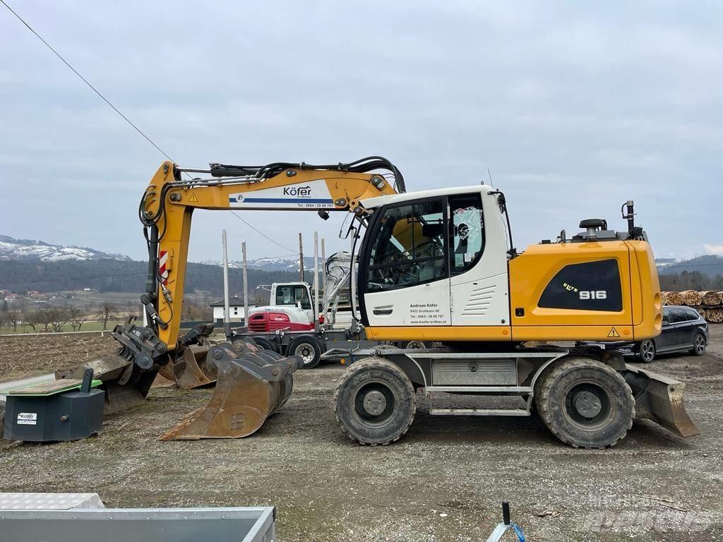 Liebherr A 916 Bagri na kolesih
