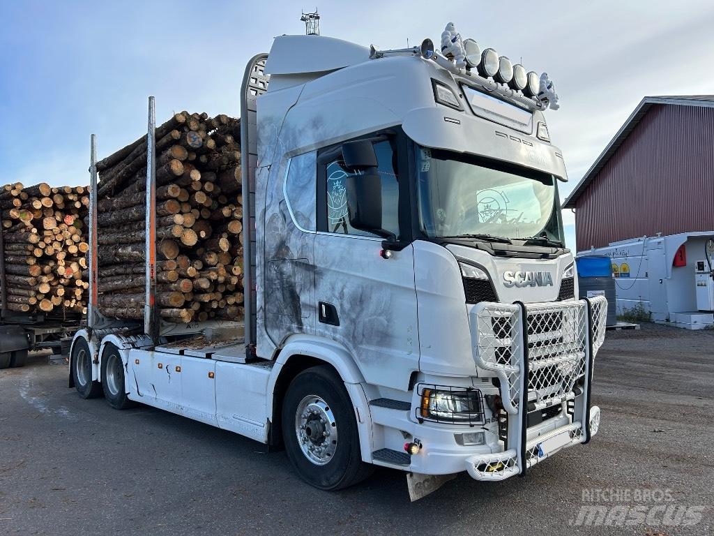 Scania R 650 Tovornjaki za hlode