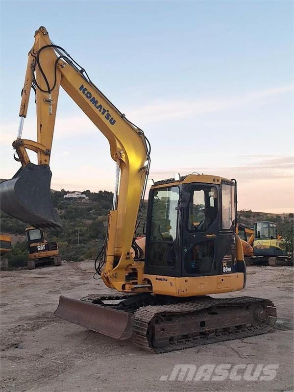 Komatsu PC80 Mini bagri <7t