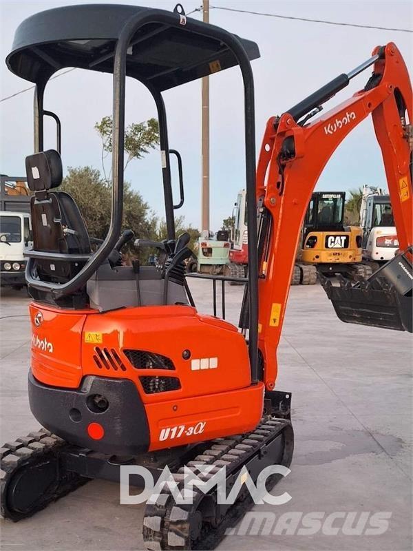 Kubota U17-3a Mini bagri <7t