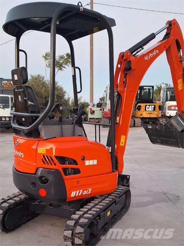 Kubota U17-3a Mini bagri <7t