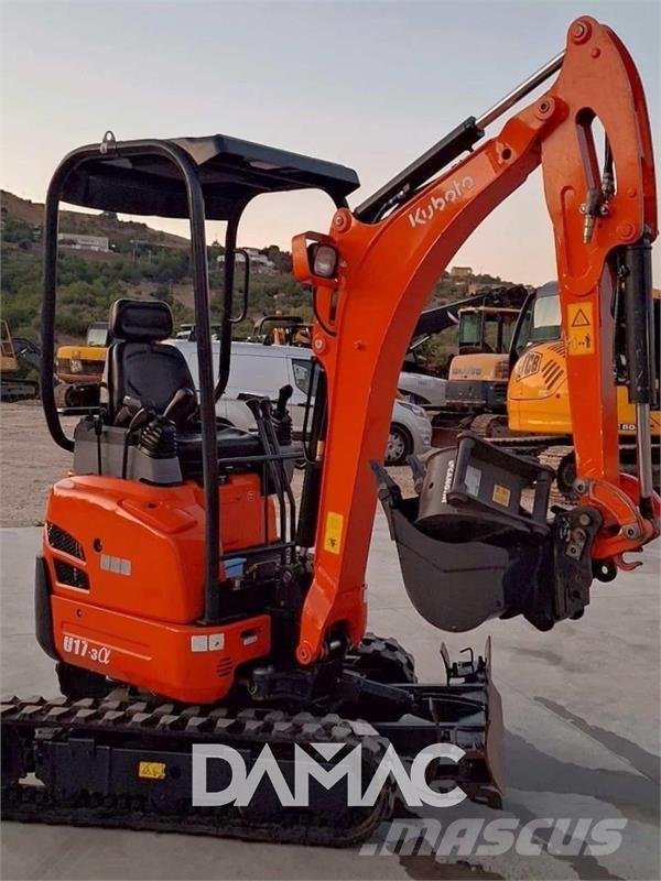 Kubota U17-3a Mini bagri <7t