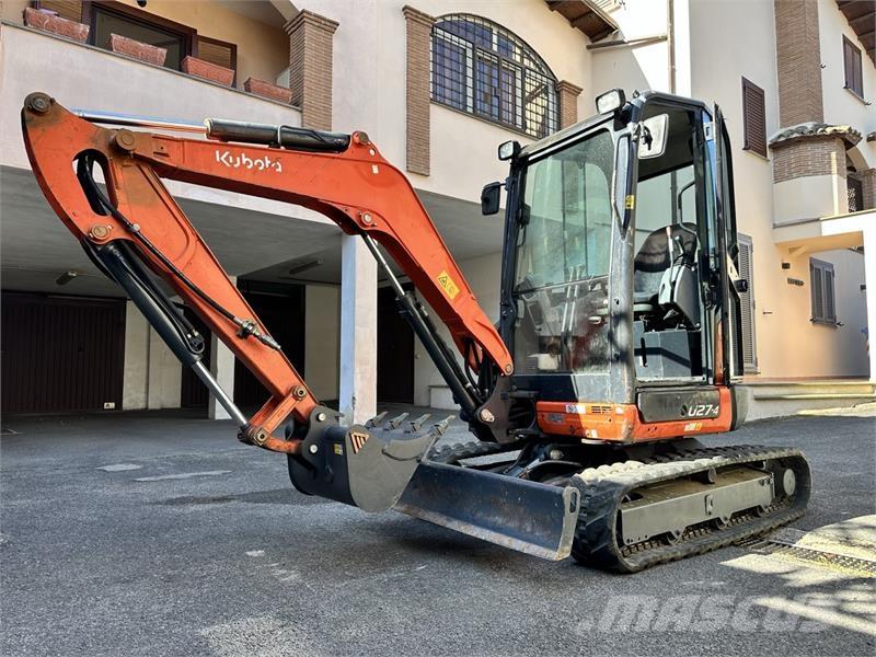 Kubota U27-4 Mini bagri <7t