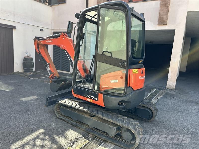 Kubota U27-4 Mini bagri <7t