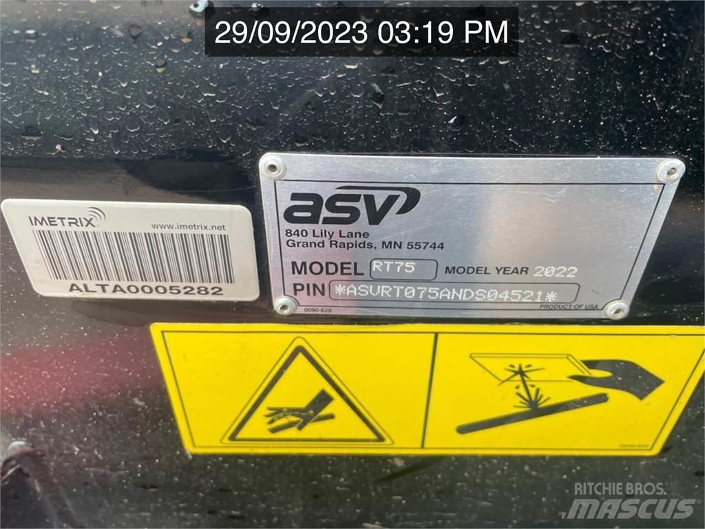 ASV POSI-TRACK RT75 Skid steer mini nakladalci