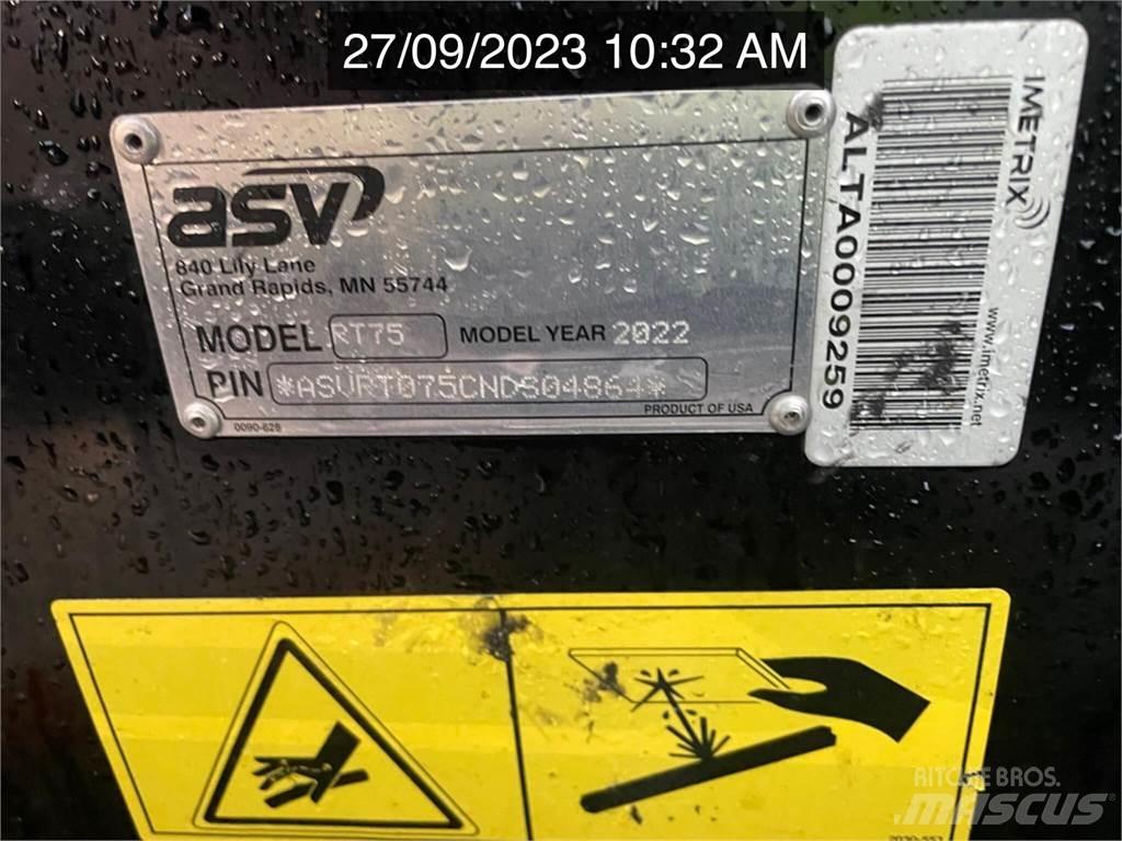 ASV POSI-TRACK RT75 Skid steer mini nakladalci
