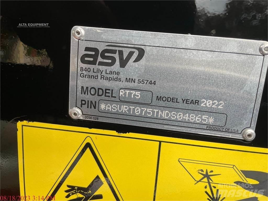 ASV POSI-TRACK RT75 Skid steer mini nakladalci
