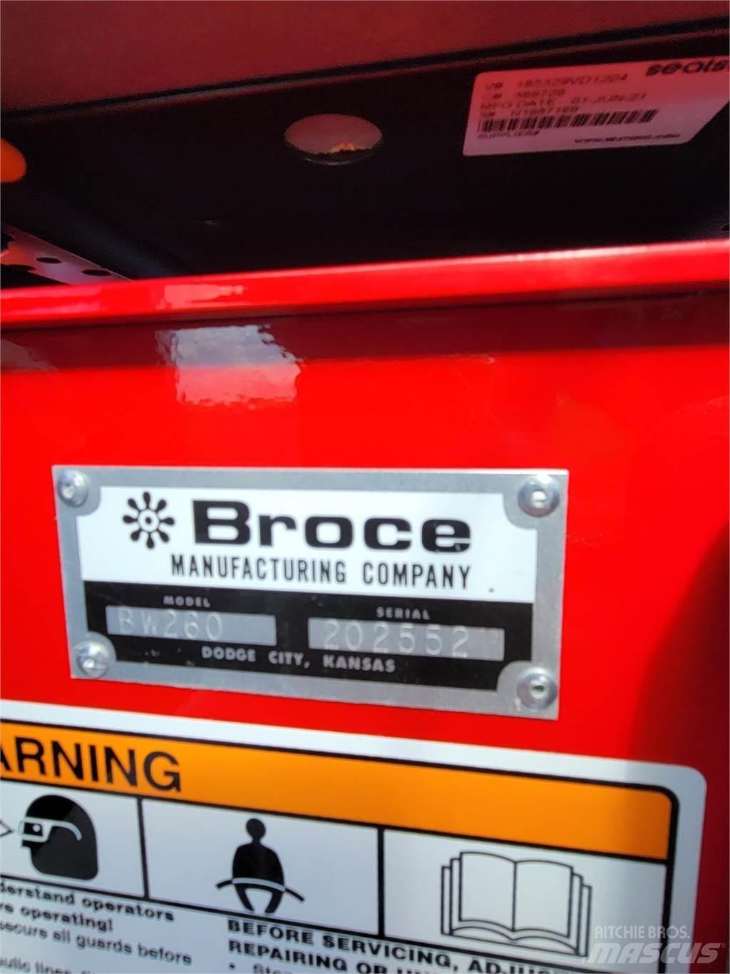 Broce BW260 Cestni pometači