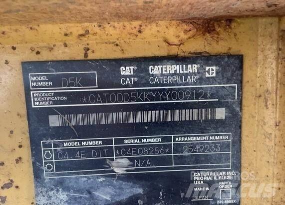 CAT D5K LGP Buldožerji za polaganje cevi