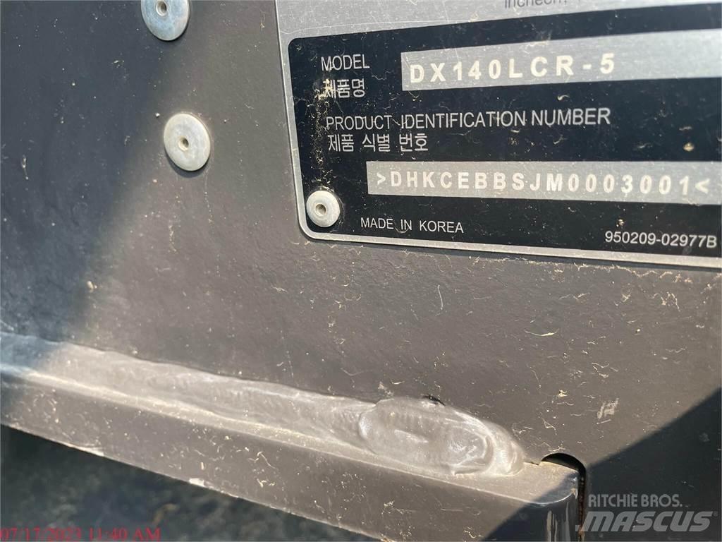 Doosan DX140 LC-5 Bagri goseničarji