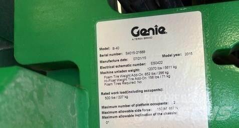 Genie S40 Teleskopske dvižne ploščadi