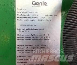 Genie S85 Teleskopske dvižne ploščadi