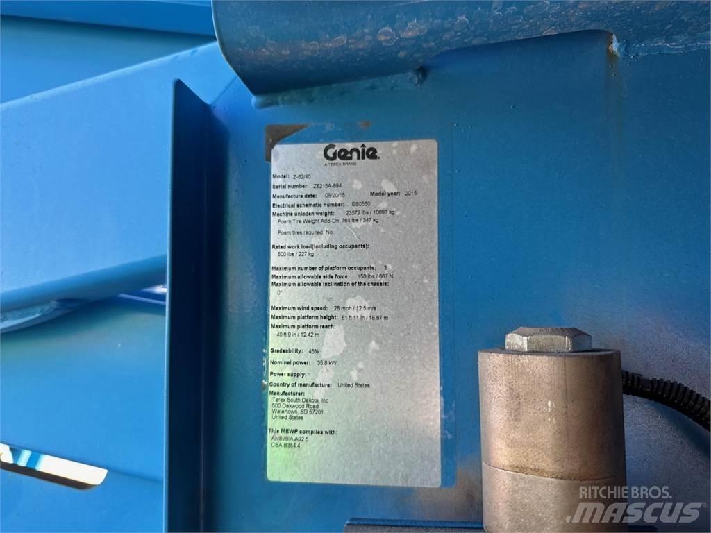 Genie Z62/40 Zglobne dvižne ploščadi