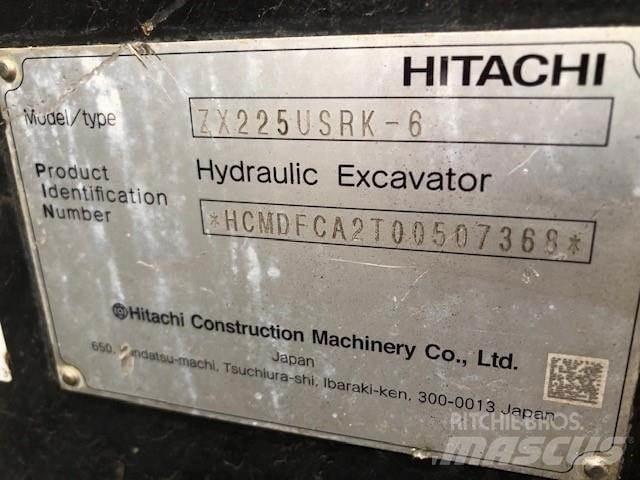 Hitachi ZX225USRK-6 Bagri goseničarji