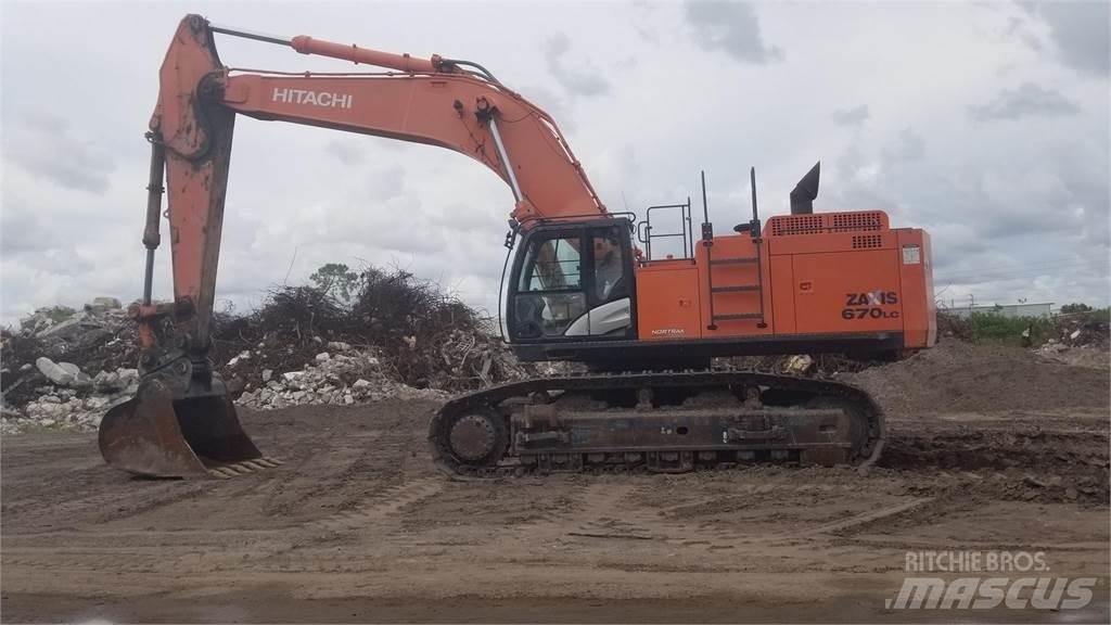 Hitachi ZX670 LC-5B Bagri goseničarji