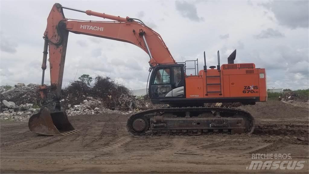 Hitachi ZX670 LC-5B Bagri goseničarji