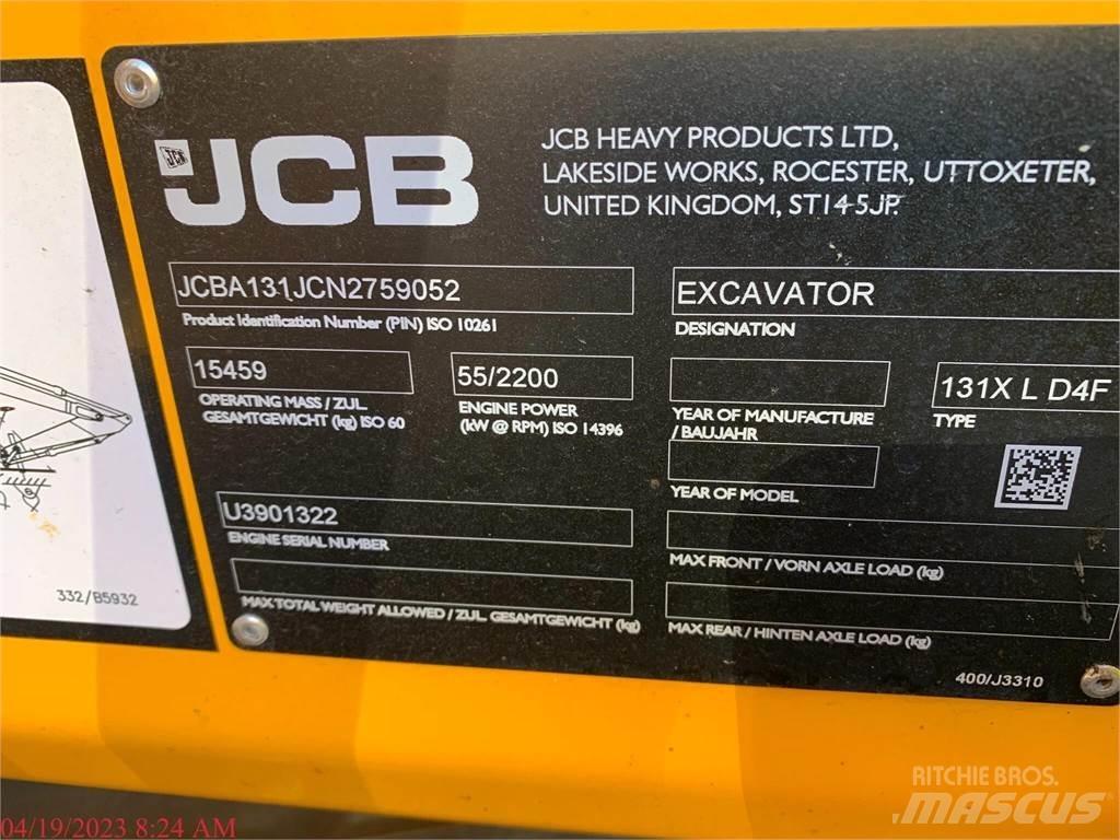 JCB 131X LC Bagri goseničarji