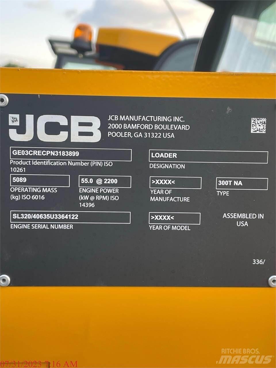 JCB 300T Skid steer mini nakladalci