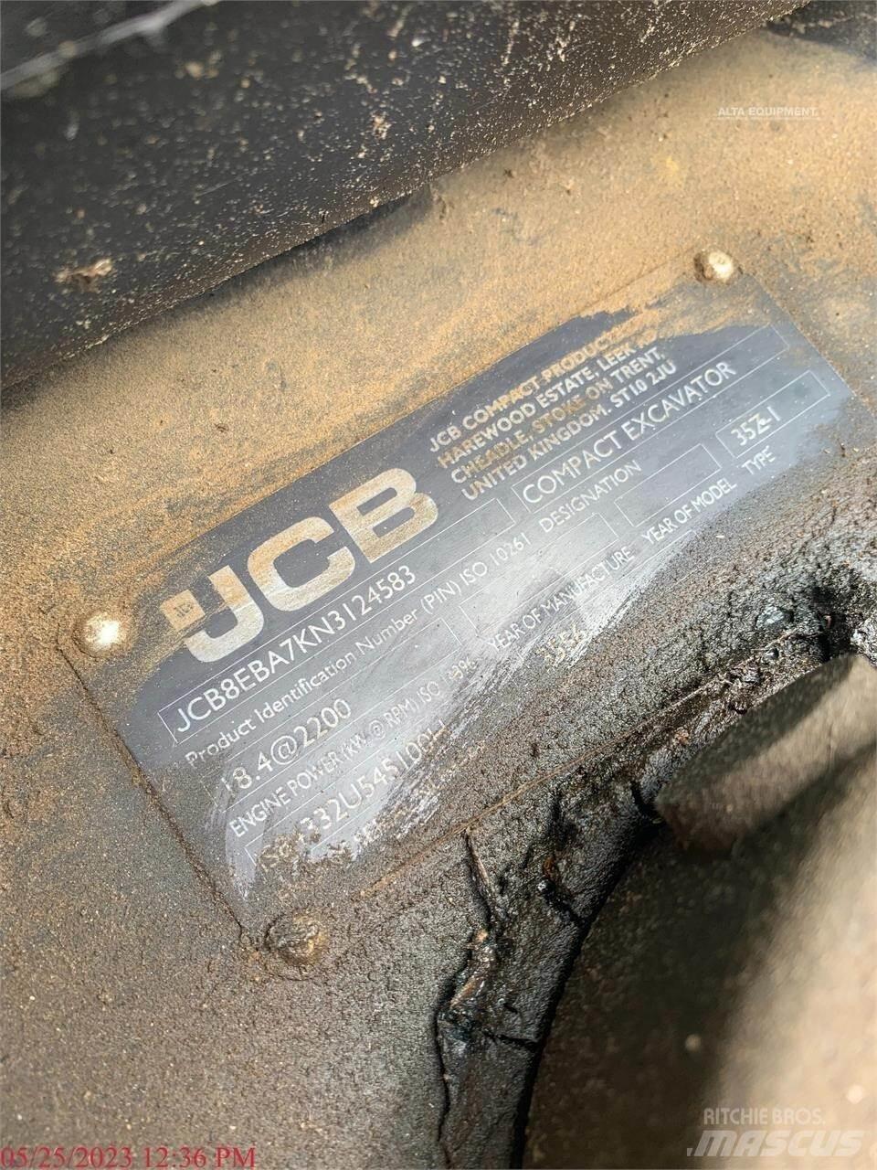 JCB 35Z-1 Mini bagri <7t