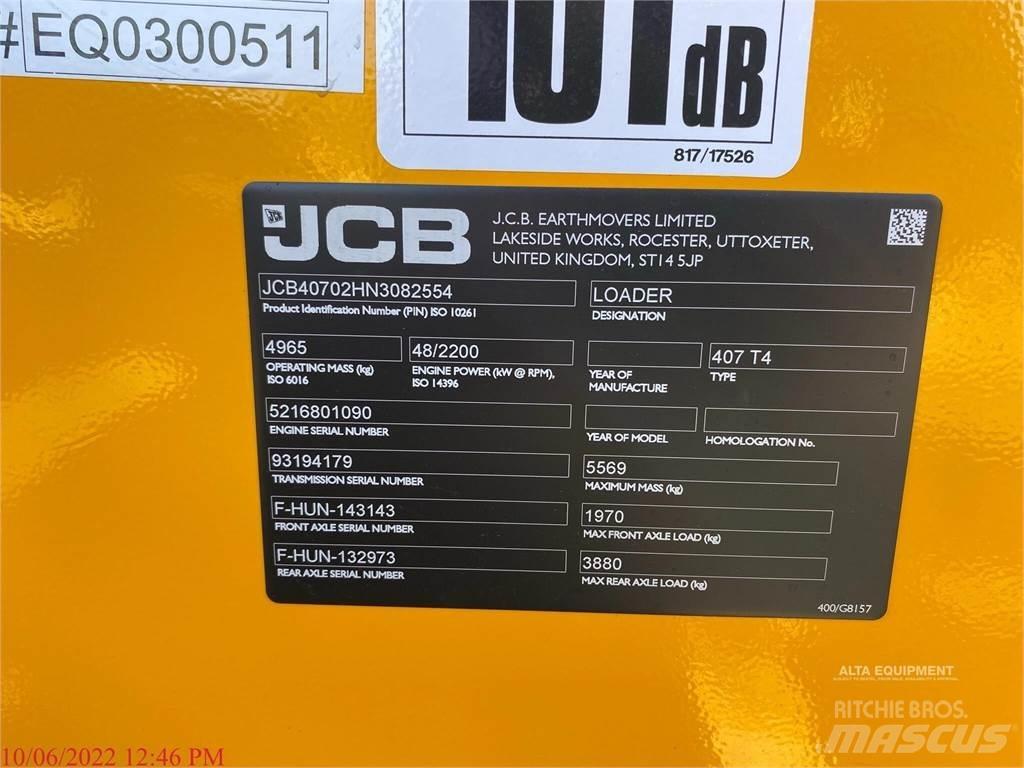 JCB 407 Kolesni nakladalci