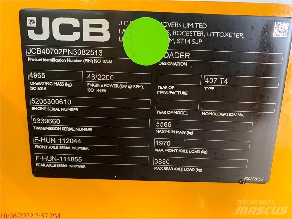 JCB 407B Kolesni nakladalci