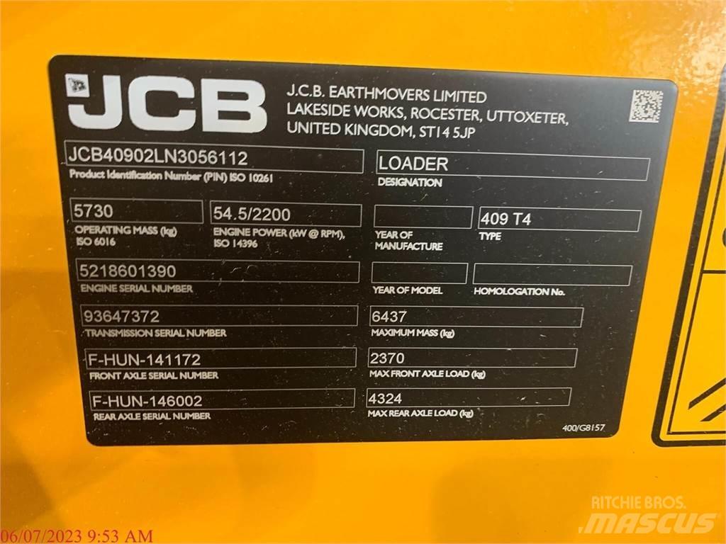 JCB 409 Kolesni nakladalci