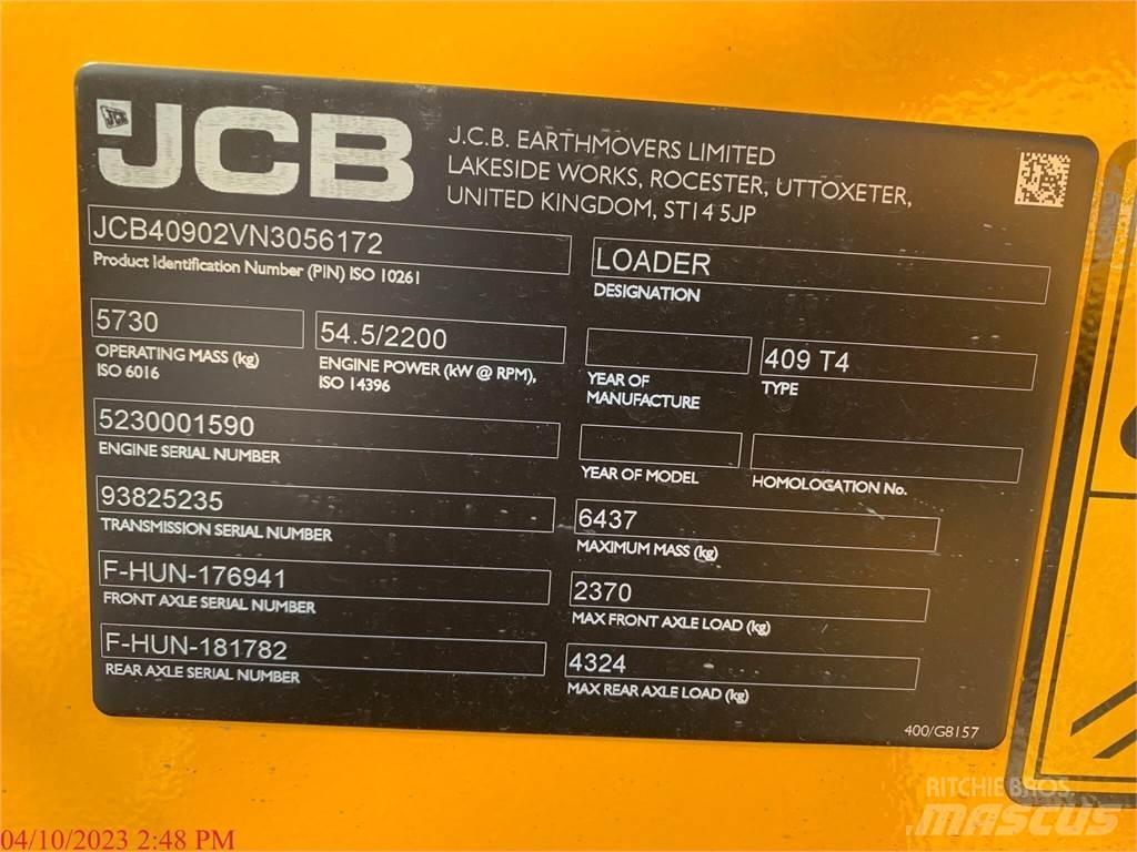 JCB 409 Kolesni nakladalci