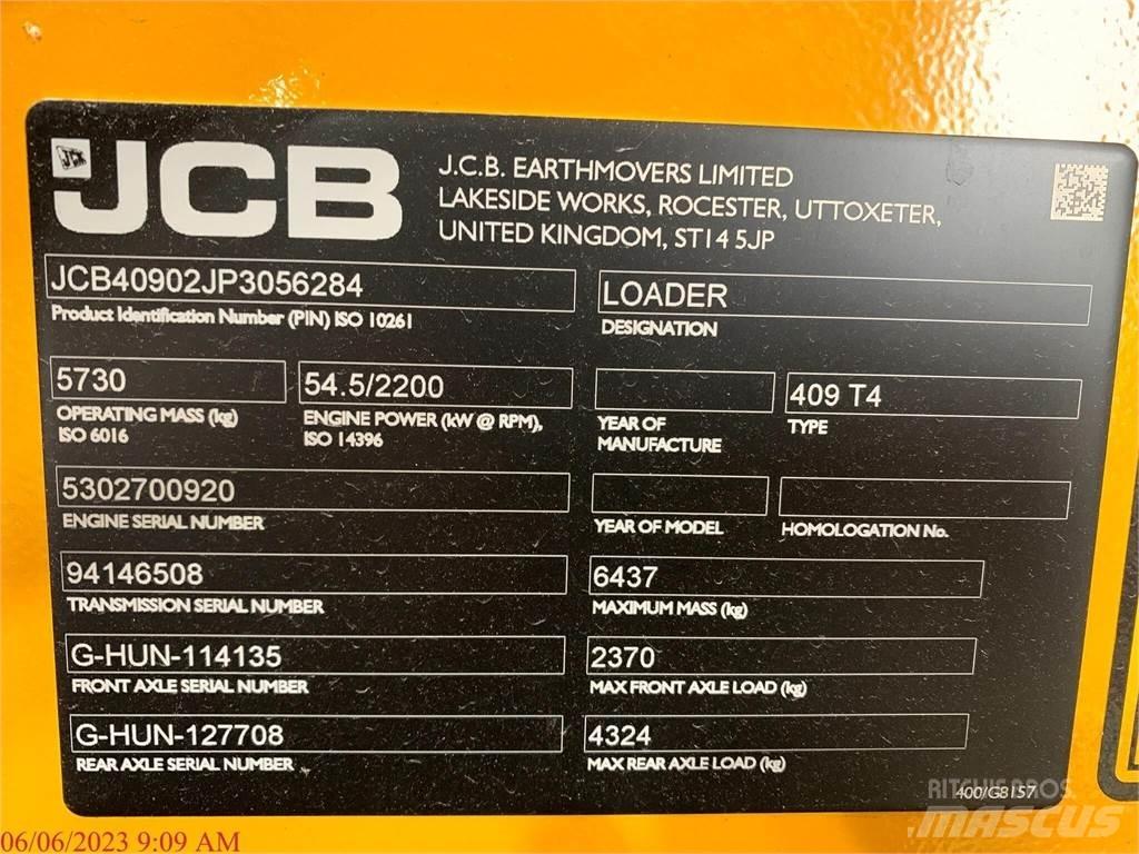 JCB 409 Kolesni nakladalci